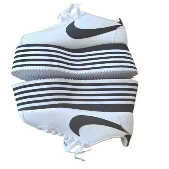 Comme des Garcons Women's Platform Sneakers - White and Black - Picture 5 of 10